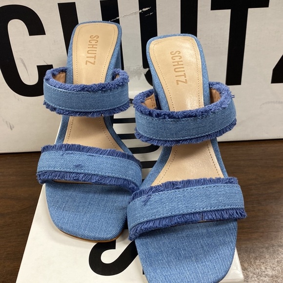 Schutz denim heel - Picture 2 of 6